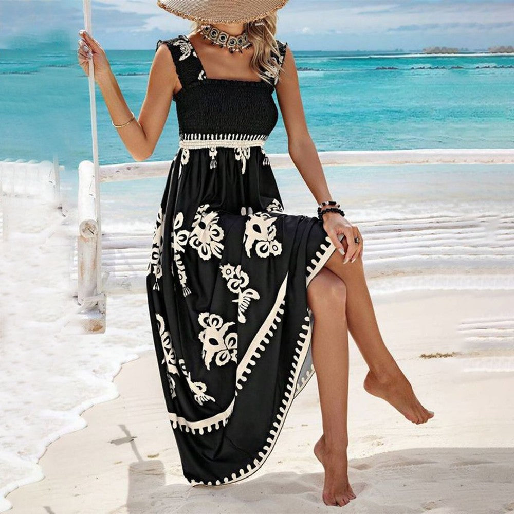 Trixia™ Boho Beach Maxi Dress