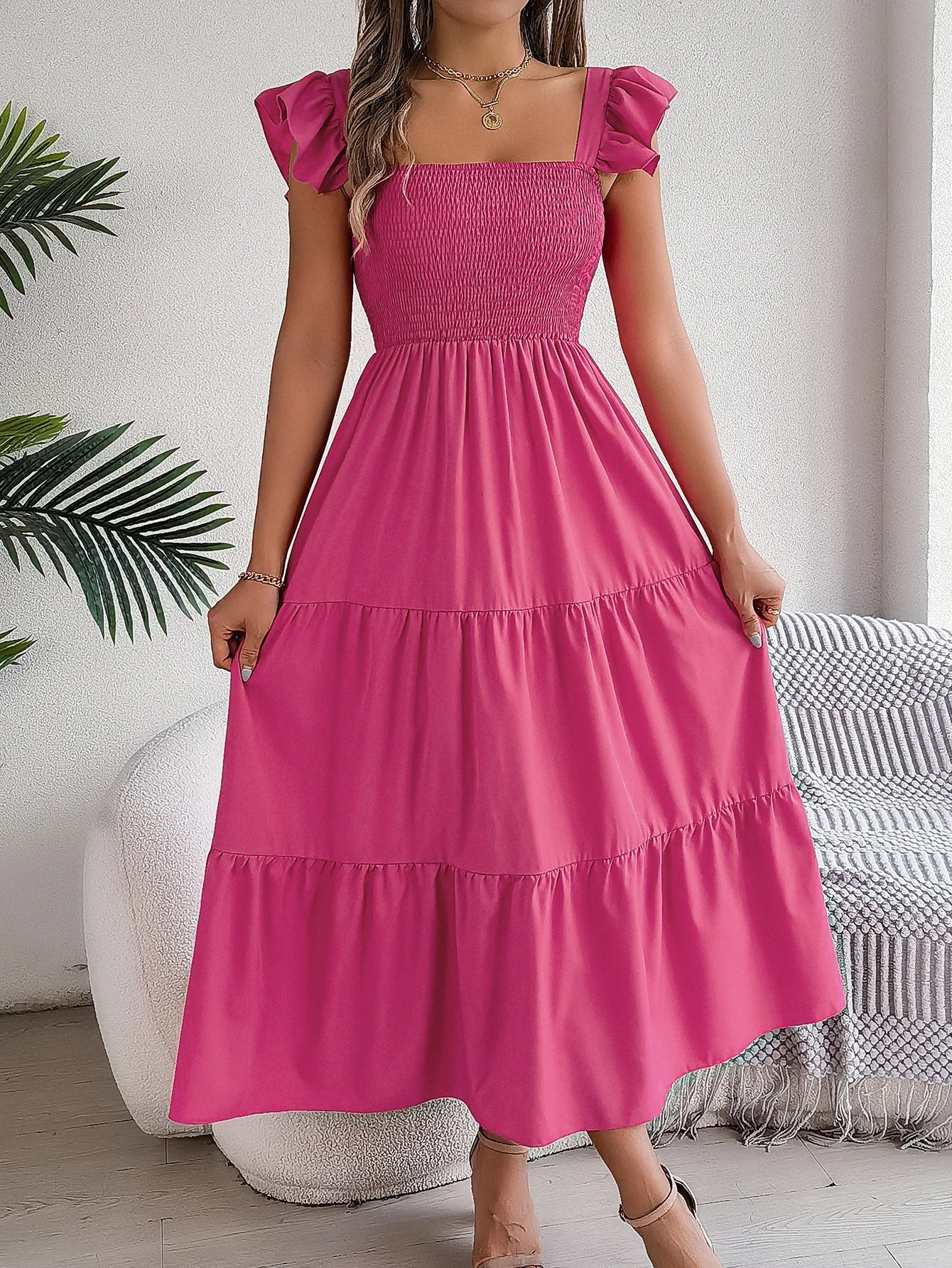 Sarmy™ - Charming Ruffled Dress