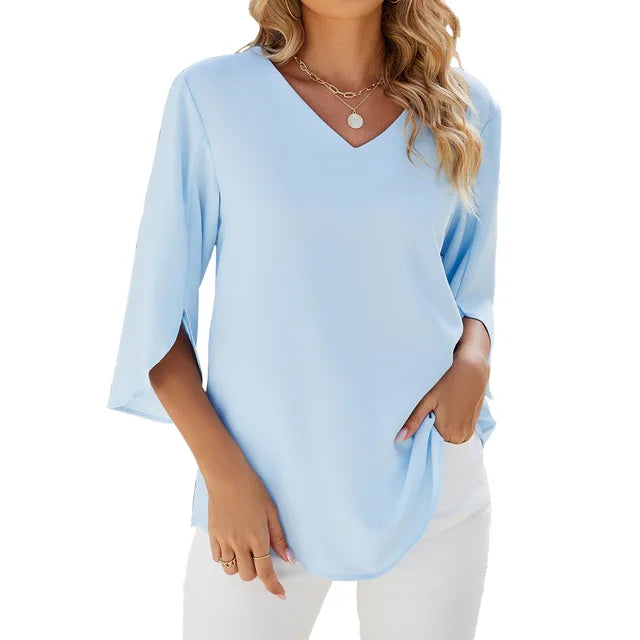 CHLOE - V-neck blouse